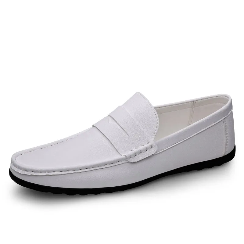 Men's Shoes Hollow Mens Casual Shoes Lightweight Breathable Driving Shoes Soft Sole Shallow Men Flats Plus Size Tenis Masculino