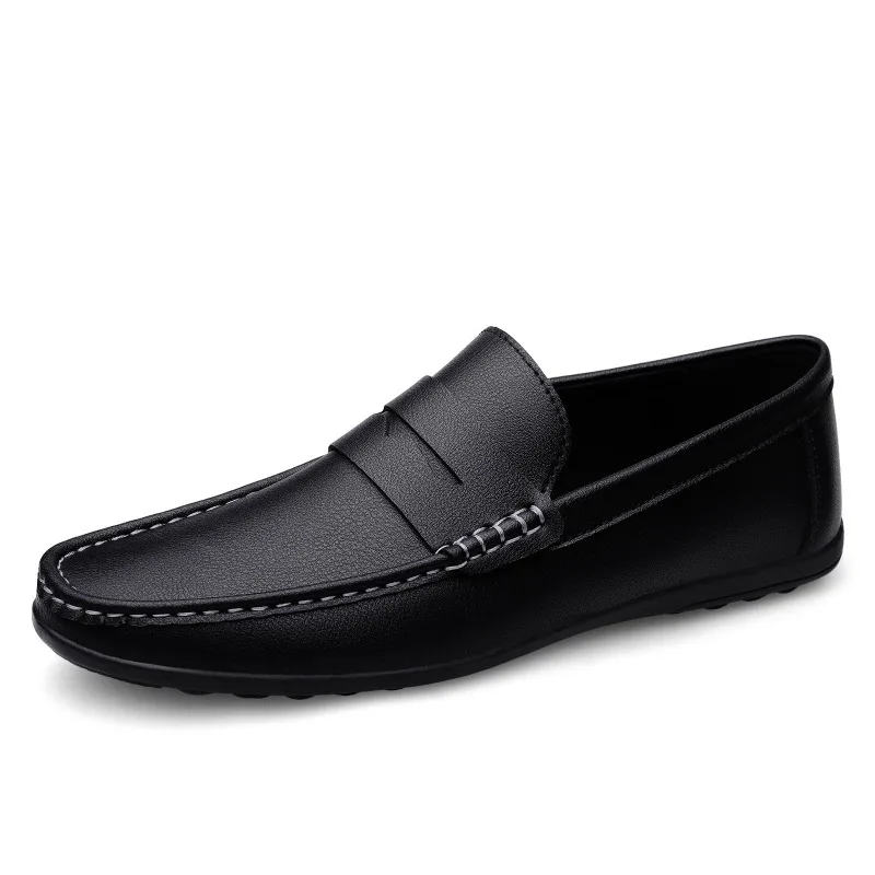 Men's Shoes Hollow Mens Casual Shoes Lightweight Breathable Driving Shoes Soft Sole Shallow Men Flats Plus Size Tenis Masculino