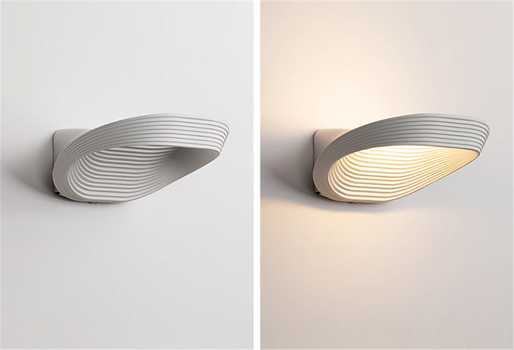 12W LED Indoor Wall Lamp Bedroom Living Room Aisle Wall Light Lighting Aluminum Sconce Bedside Lamp Modern LED Wall Lamp Fixture