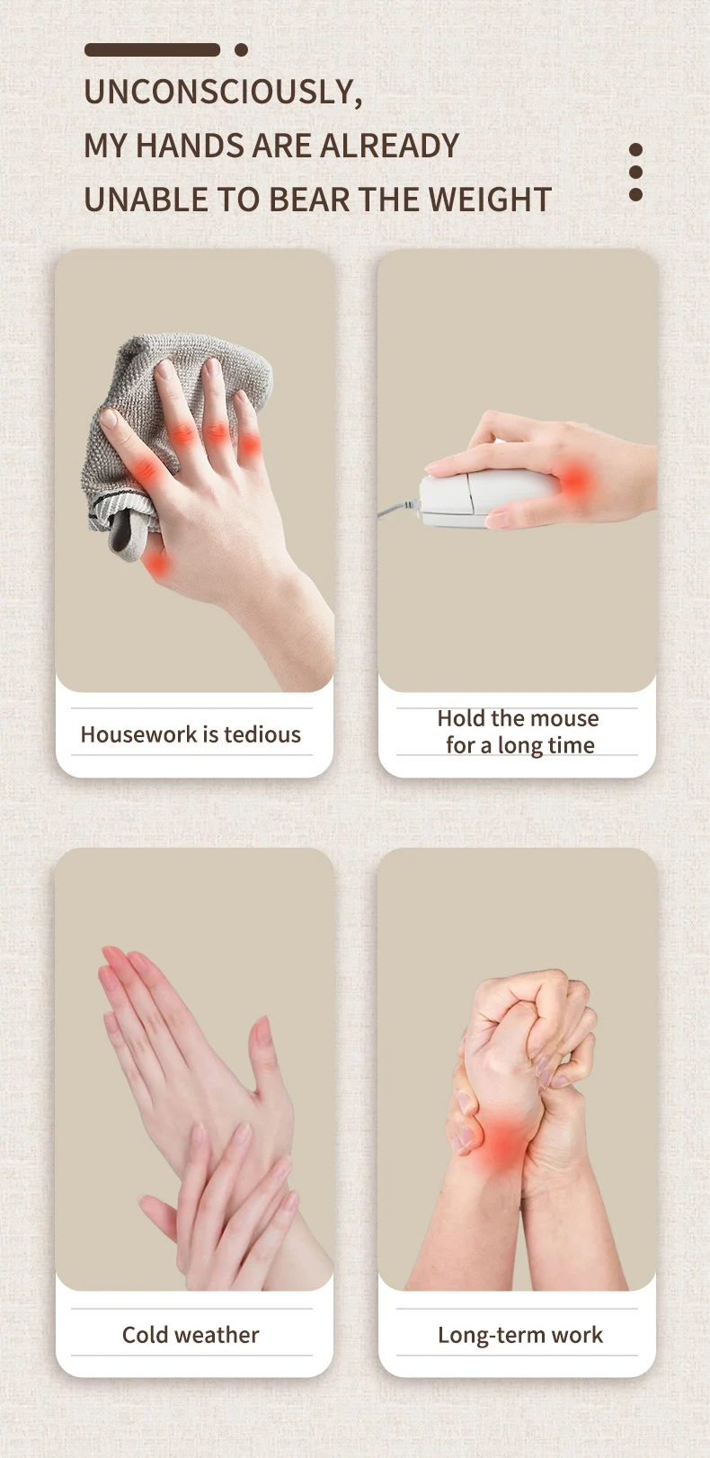 Professional Hand Massager Finger Wrist Palm Relaxation Device with Airbag Compression Kneading for Maximize Your Hand Comfort