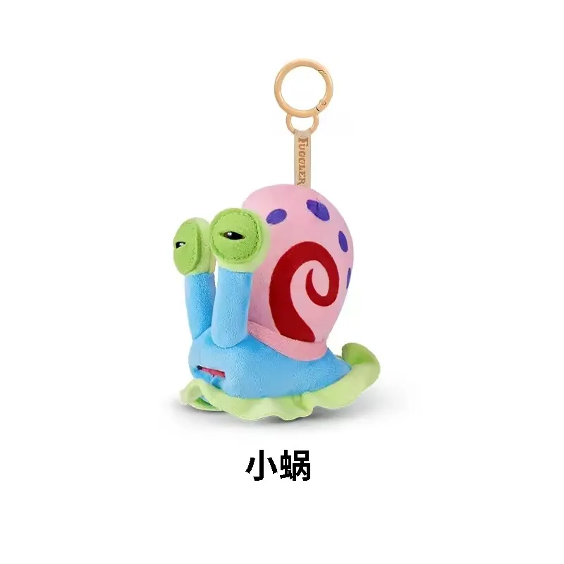 2026 Stock Genuine Fuggler X Spongebob Squarepants Funny Ugly Monster Trandy Plush Keyring Cute Plush Keychain Pendant Gift Toy