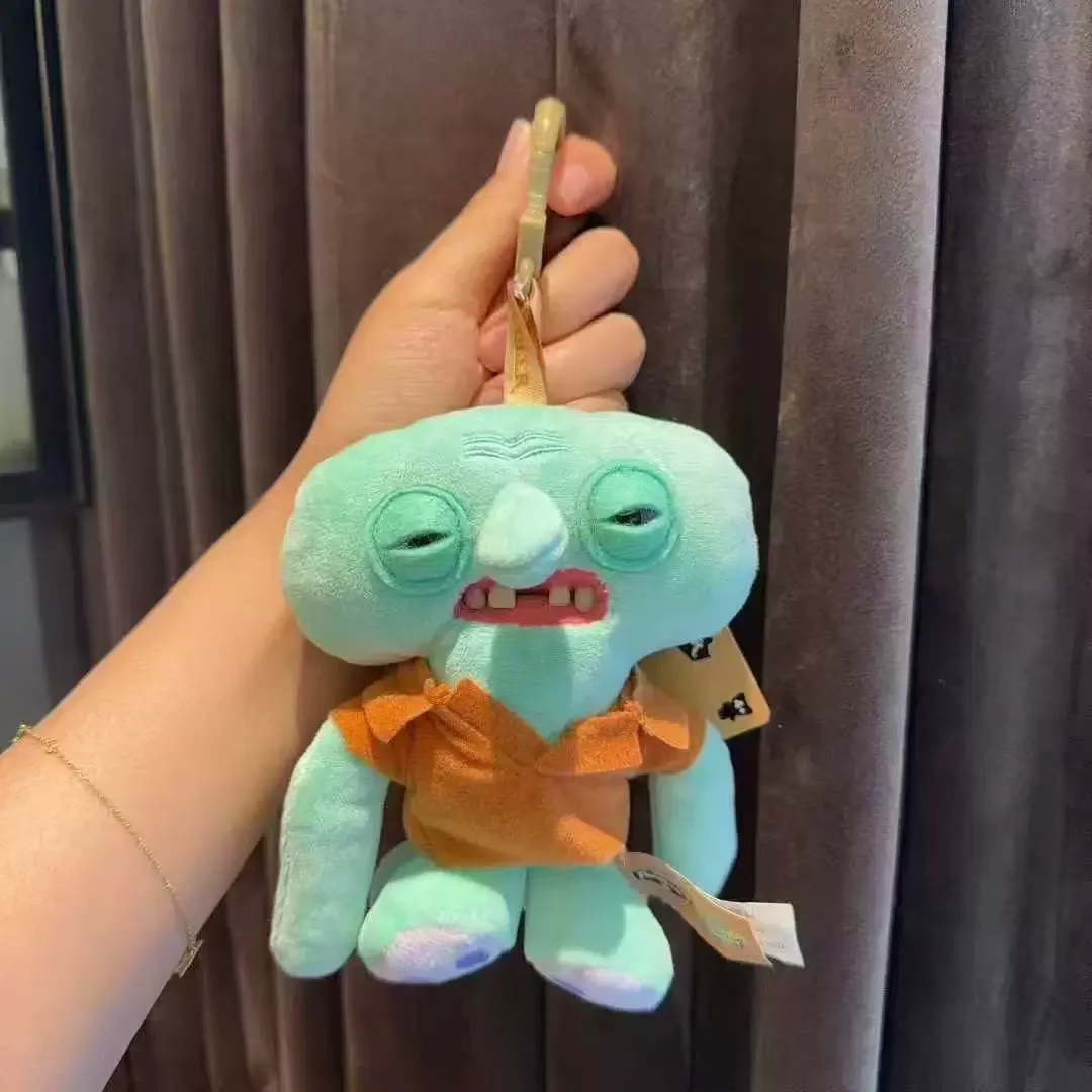 2026 Stock Genuine Fuggler X Spongebob Squarepants Funny Ugly Monster Trandy Plush Keyring Cute Plush Keychain Pendant Gift Toy