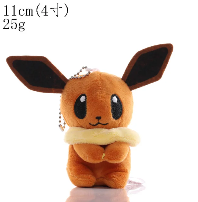 20PC/LOT Pokemon Plush Doll Pendant Stuffed Bulbasaur Squirtle charmander Snorlax Plush Gift Toy