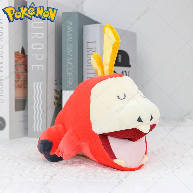Pokemon Sleeping Gengar Eevee Charizard Sylveon Plush Toys Kawaii Sprigatito Oshawott Fuecoco Pamo Cubone Peluche Dolls Gift Kid