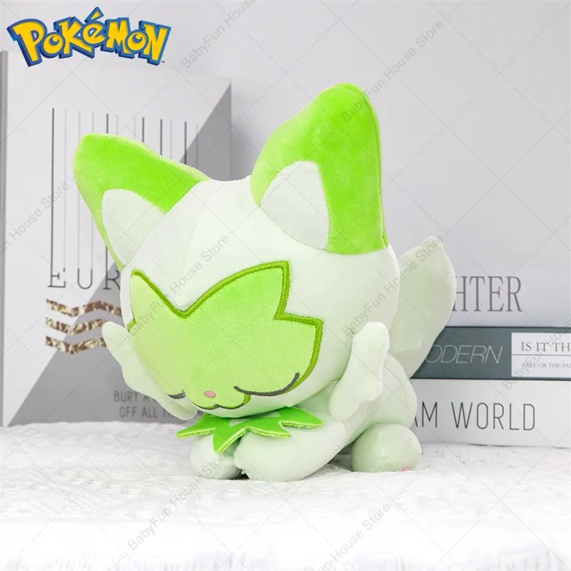 Pokemon Sleeping Gengar Eevee Charizard Sylveon Plush Toys Kawaii Sprigatito Oshawott Fuecoco Pamo Cubone Peluche Dolls Gift Kid