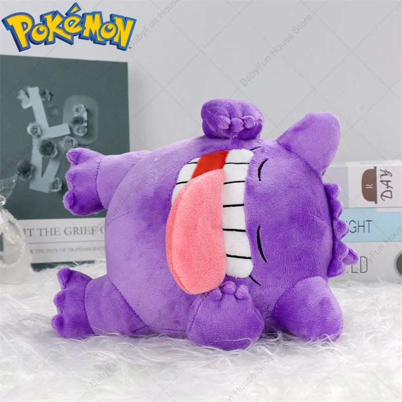 Pokemon Sleeping Gengar Eevee Charizard Sylveon Plush Toys Kawaii Sprigatito Oshawott Fuecoco Pamo Cubone Peluche Dolls Gift Kid