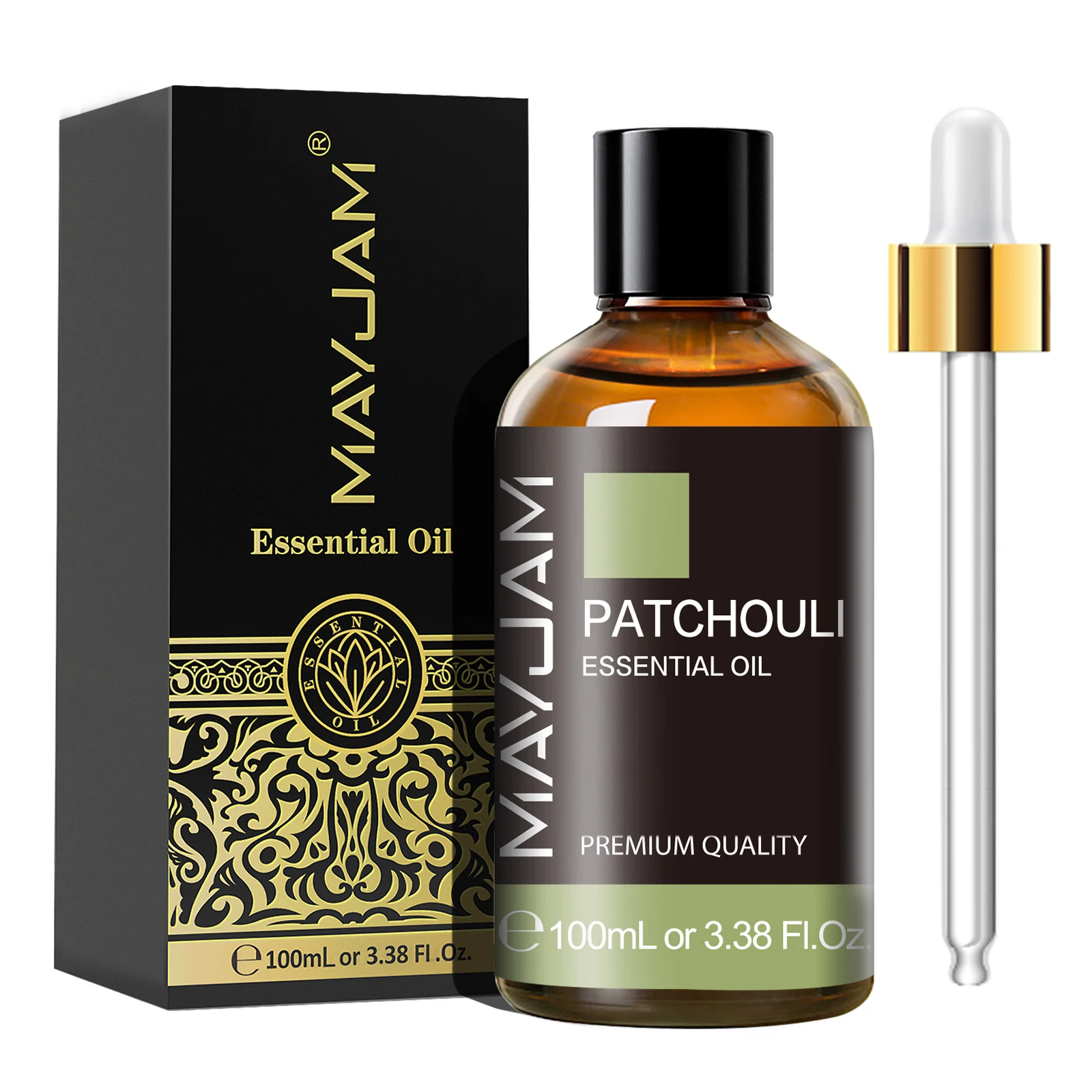 MAYJAM 1PCS Patchouli Plant Natural Essential Oils for Humidifier Diffusers Burner Making Candle