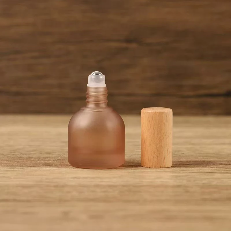 1pcs 10ml Glass Roller Bottle Perfume Roll On Bottle Mini Essential Oil Containers Sample Empty Bottle Travel Refill Vials