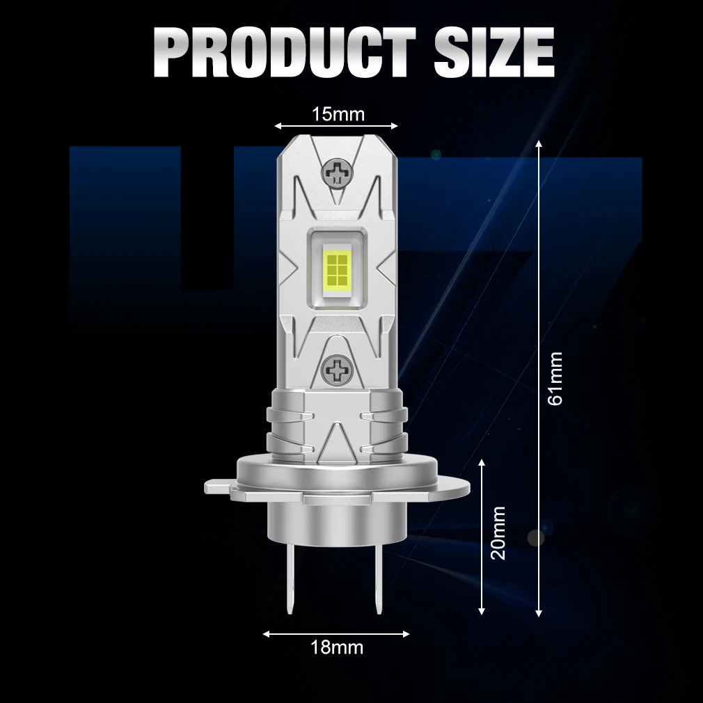 XSTORM H7 LED Headlight Bulb Canbus 100W 20000LM 6500K Headlamp for Car White 12V Auto Diode Lamp H7 LED Light Auto Head Lamp
