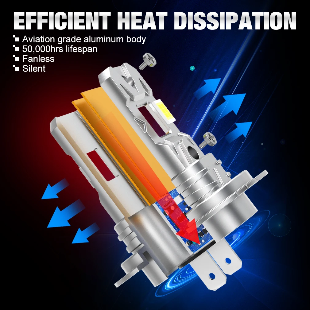 XSTORM H7 LED Headlight Bulb Canbus 100W 20000LM 6500K Headlamp for Car White 12V Auto Diode Lamp H7 LED Light Auto Head Lamp