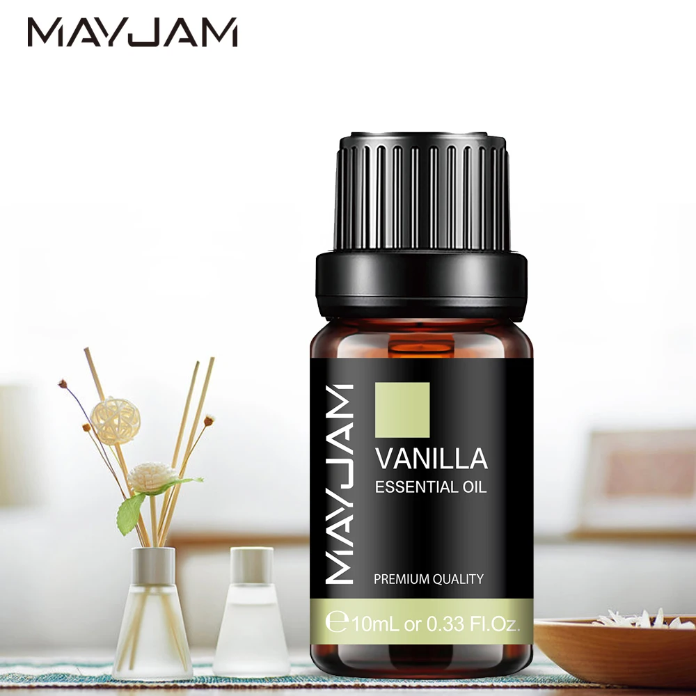 Mayjam Vanilla Essential Oil for Home Hotel Diffuser Air Freshener Jasmine Eucalyptus Sandalwood Vetiver Pine Neddles Aroma Oil