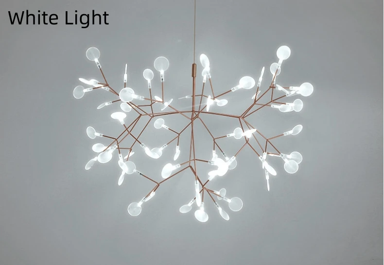 Firefly Branch LED Chandelier Nordic Pandent Light Suspension Hanging Lamp for Kitchen Island Dining Living Room Bedroom