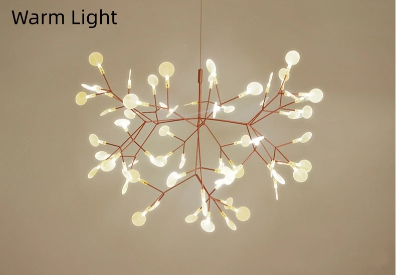Firefly Branch LED Chandelier Nordic Pandent Light Suspension Hanging Lamp for Kitchen Island Dining Living Room Bedroom
