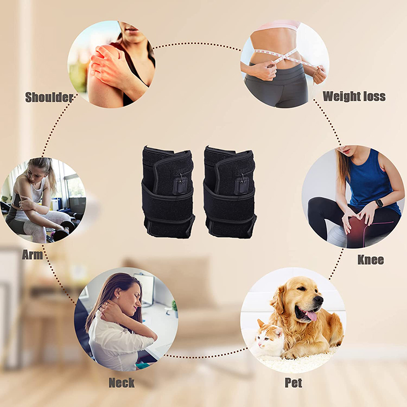 1/2Pcs Infrared Red Light Arm Belt 660nm&850nm Red Light Arm Wrap Pad with for Arm Knee Shoulder Joints Muscle Pain Relief