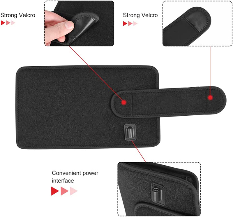 1/2Pcs Infrared Red Light Arm Belt 660nm&850nm Red Light Arm Wrap Pad with for Arm Knee Shoulder Joints Muscle Pain Relief