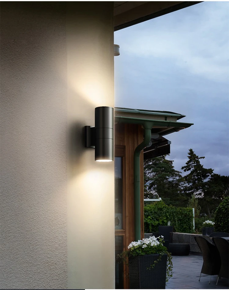 Black Gray Up-Down Outdoor Wall Light 6W 10W 20W 30W 36W Porch Garden Waterproof Home LED Light Outdoor