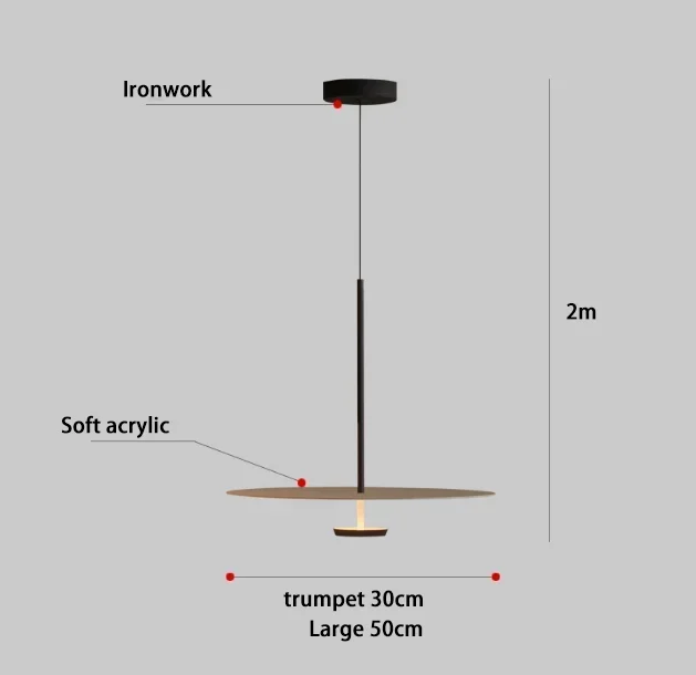 Nordic Minimalist UFO Pendant Light Designer Creative Art Lighting for Bedroom Restaurant Bar High Quality Room Decor Luster