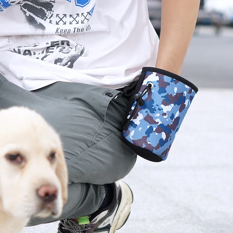 Pet Dog Obedience Training Treat Bag Puppy Feed Pouch with Large Capacity 450ml
