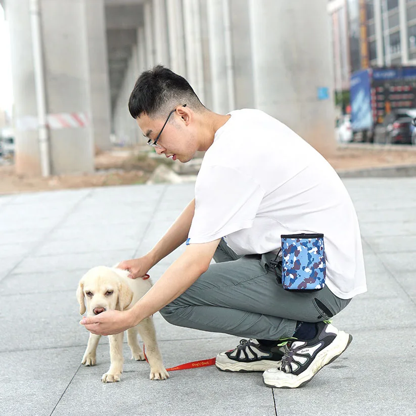 Pet Dog Obedience Training Treat Bag Puppy Feed Pouch with Large Capacity 450ml