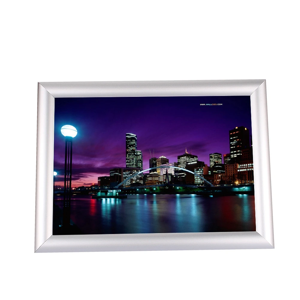 Snap Frame Fydun A4 Aluminium Snap Picture Frame Picture Poster Holders Clip Display Wall Notice Board Signs Wall Mounting
