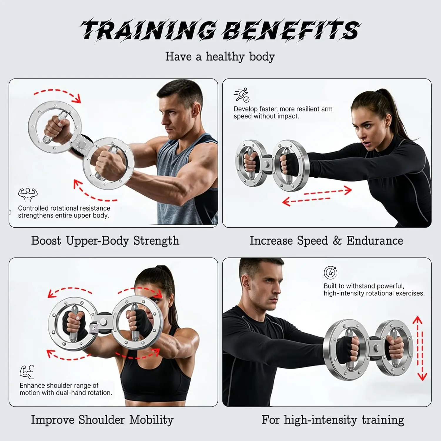 Fitness Lifting Arm Strength Device Speed Arm Resistance Adjustment Boxing Trainer Men's Fighting Arm Fitness 8 Word Ring