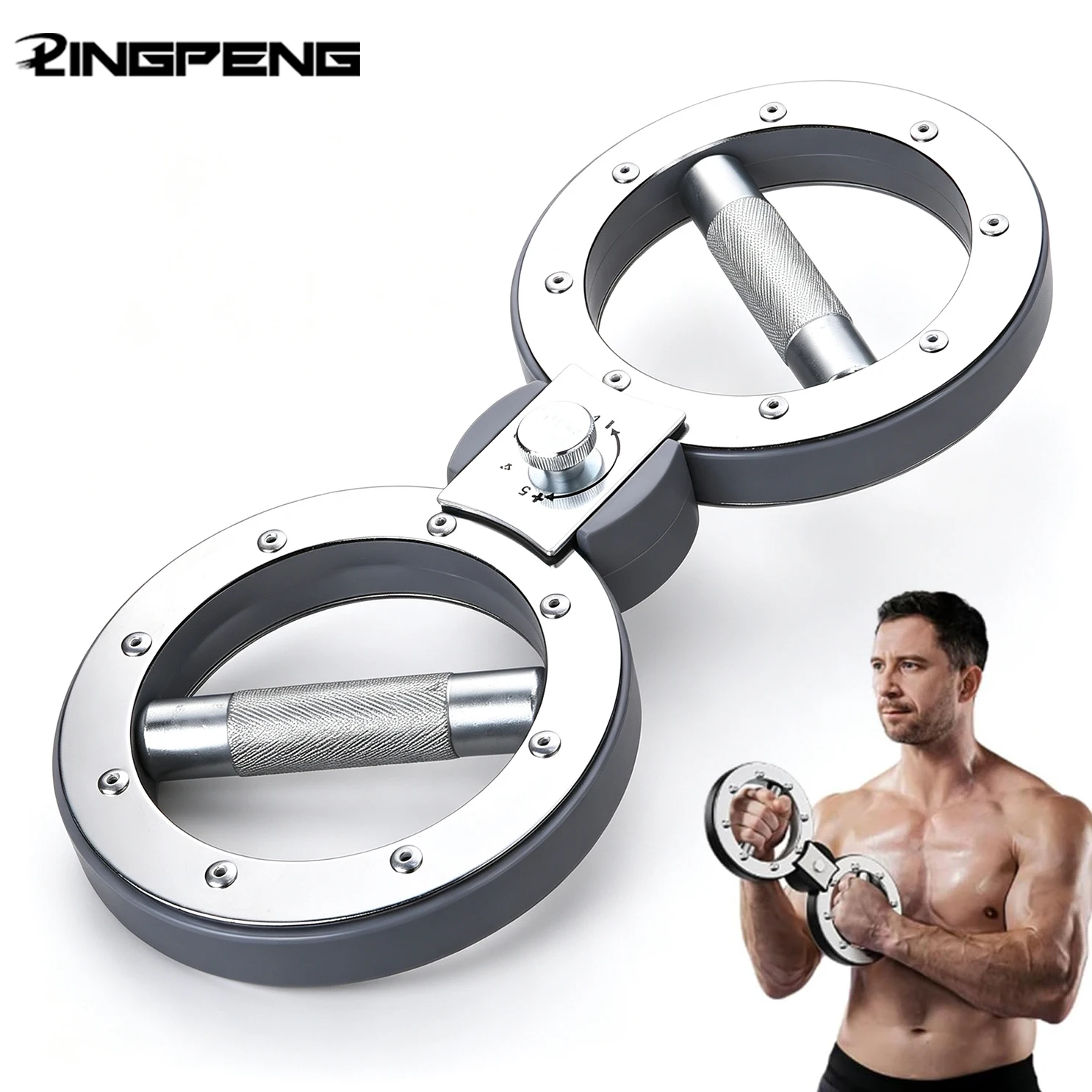 Fitness Lifting Arm Strength Device Speed Arm Resistance Adjustment Boxing Trainer Men's Fighting Arm Fitness 8 Word Ring