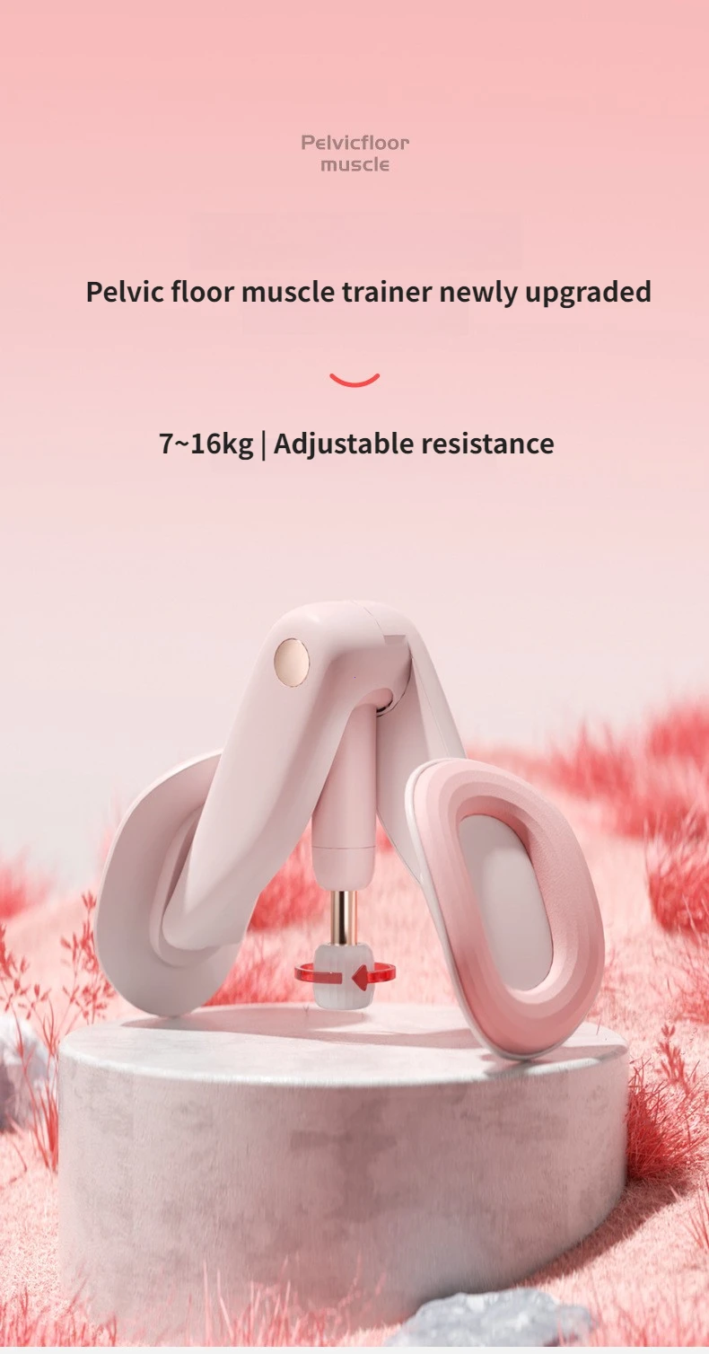 Hydraulic Leg Muscle Trainer, Pelvic Floor Muscle Exercise Device Multifunctional Leg Clip Fitness Equipment