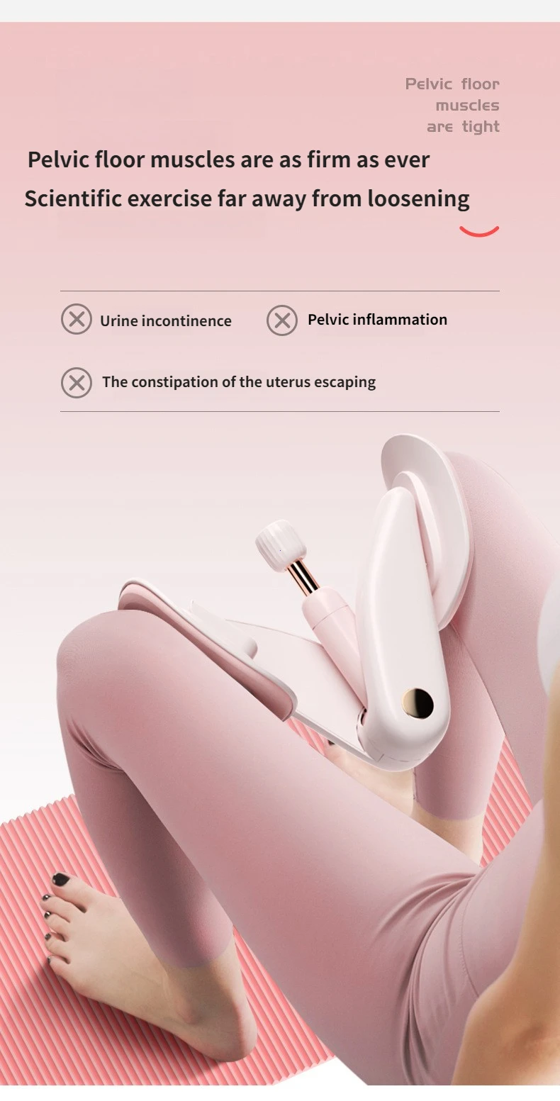 Hydraulic Leg Muscle Trainer, Pelvic Floor Muscle Exercise Device Multifunctional Leg Clip Fitness Equipment