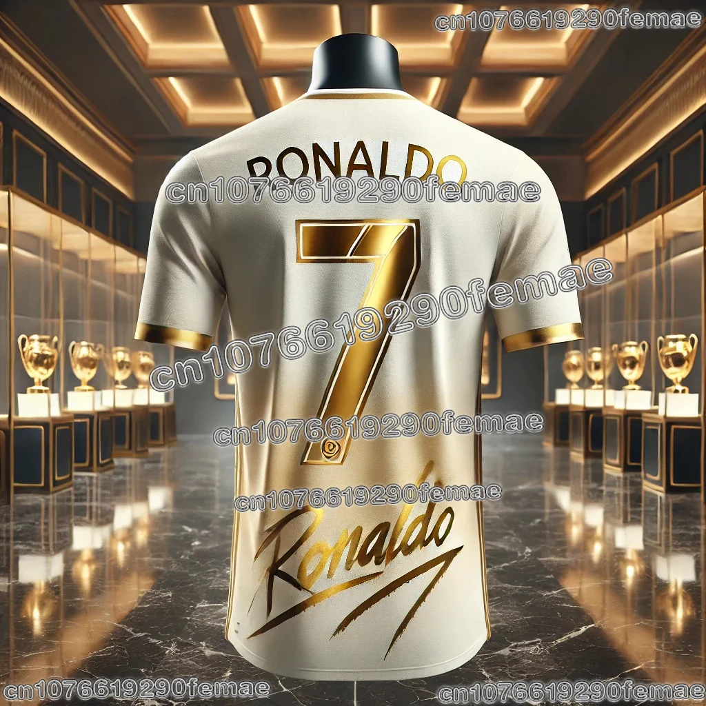 2026 New Hot Selling Ronaldo Fashion Football Superstar Commemorative Collection Sports Jersey Daily Outdoor Breathable T-shirt