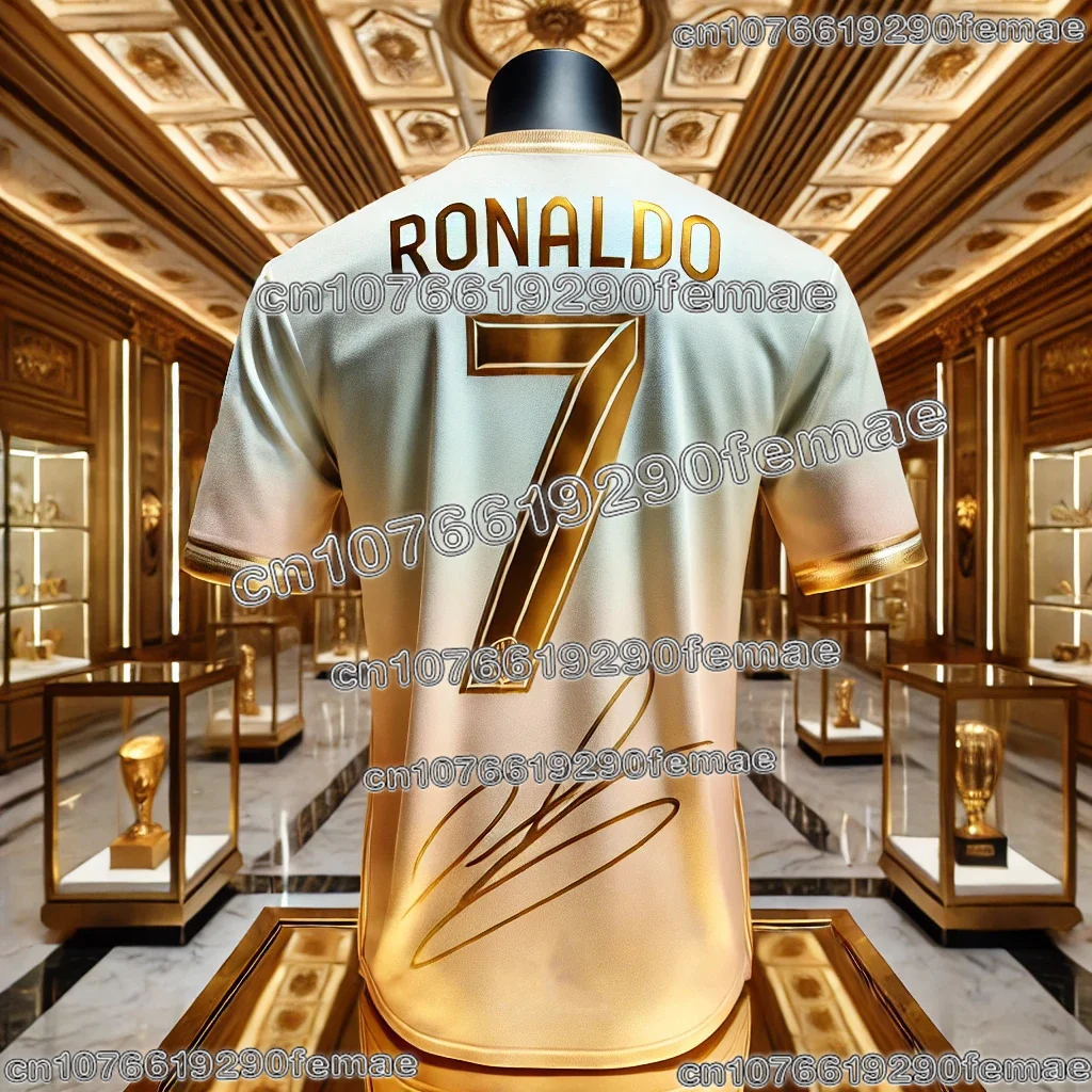 2026 New Hot Selling Ronaldo Fashion Football Superstar Commemorative Collection Sports Jersey Daily Outdoor Breathable T-shirt