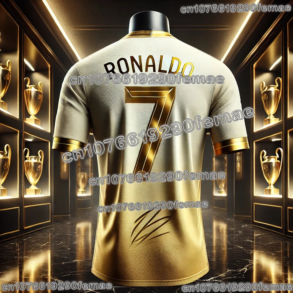 2026 New Hot Selling Ronaldo Fashion Football Superstar Commemorative Collection Sports Jersey Daily Outdoor Breathable T-shirt