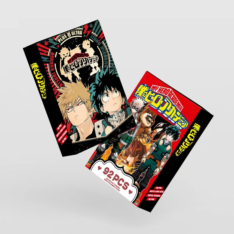 NEW 92 PCS Anime My hero Academy Lomo Card Double-sided Hd Color Printing Picture Collection Card Gifts