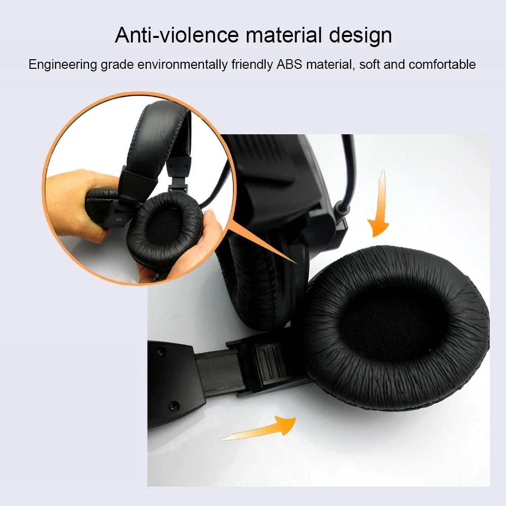 KEBIDUMEI Wired Over Ear Headsets with Microphone Dual 3.5mm Jack Gaming Headphones for Computer Office Online Class Voice Chat