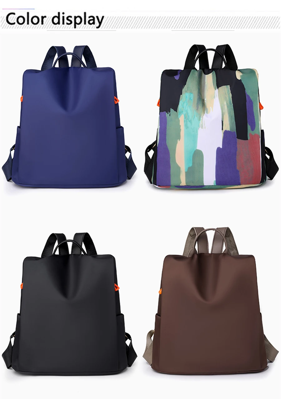 Fashion Anti Theft Women Backpacks High Quality Large Capacity Backpack Shoulder Bags For Teenagers Girls Ladies Travel Mochilas