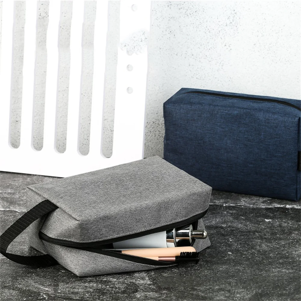 1Pcs Waterproof Oxford Cloth Makeup Bag Men Travel Cosmetic Organizer Toiletries Bag Korean Cosmetics Bag Ladies Makeup Pouch
