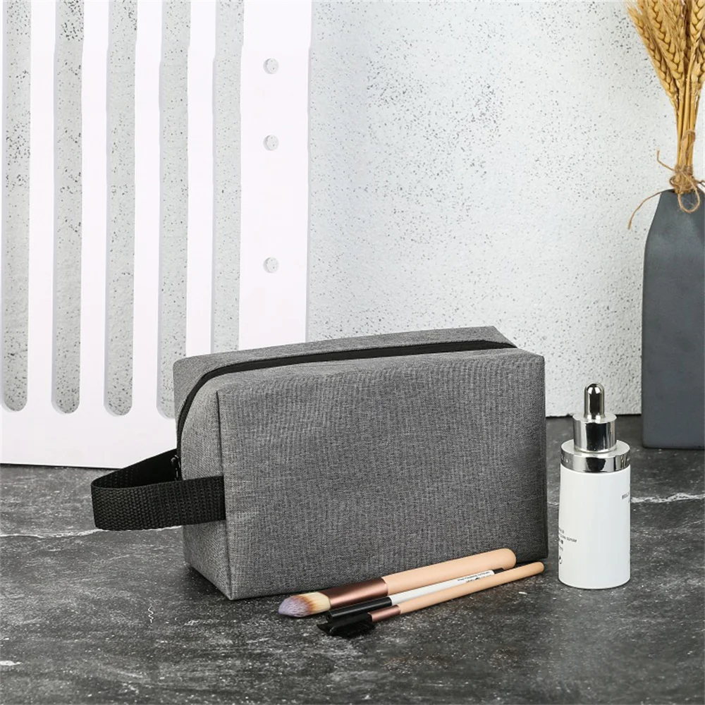 1Pcs Waterproof Oxford Cloth Makeup Bag Men Travel Cosmetic Organizer Toiletries Bag Korean Cosmetics Bag Ladies Makeup Pouch