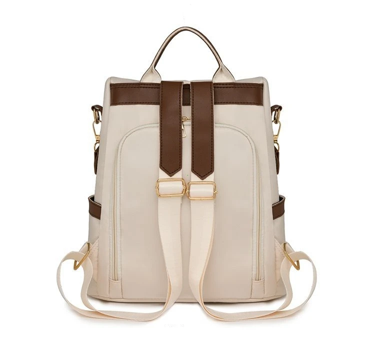 Fashion Women’s Nylon Anti-theft Backpack Tassel Decorative Casual Travel Female Shoulder Bag Large Capacity Student School Pack
