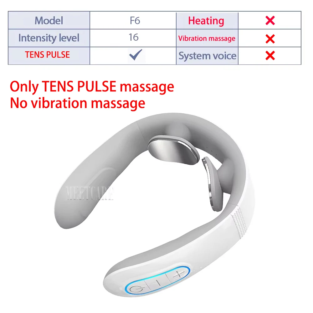 TENS Pulse Neck Massage Household Cervical Spine Massager Wireless Smart Sholder Cervical Massager Heating Muscle Punch Beating