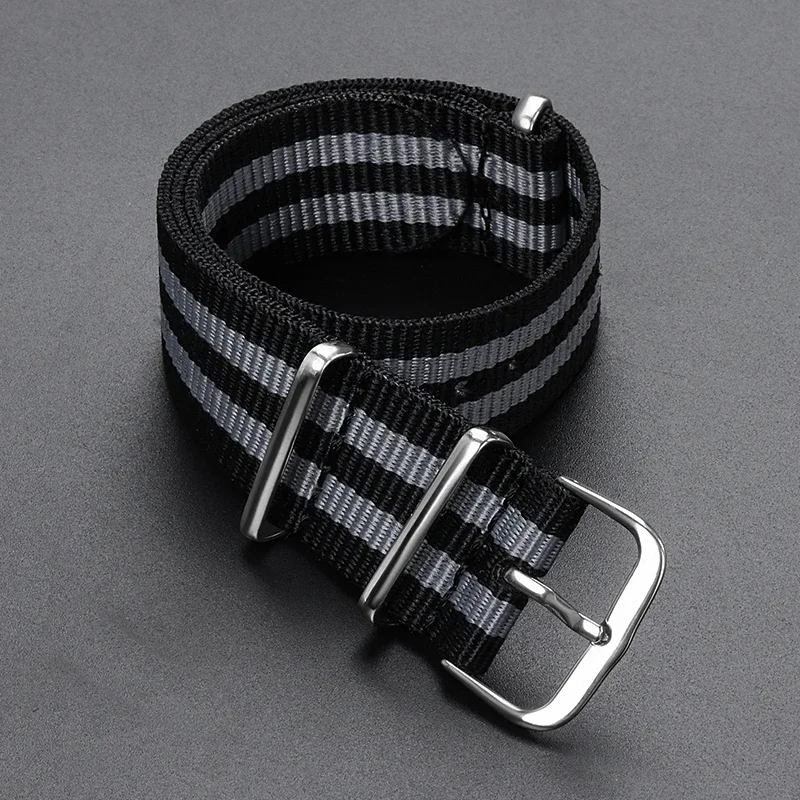 14mm 16mm 18mm 20mm 22mm 24mm Nylon Military Army Sports Brand Nylon Fabric Belt for DW for Seiko Strap Accessories Buckle Band