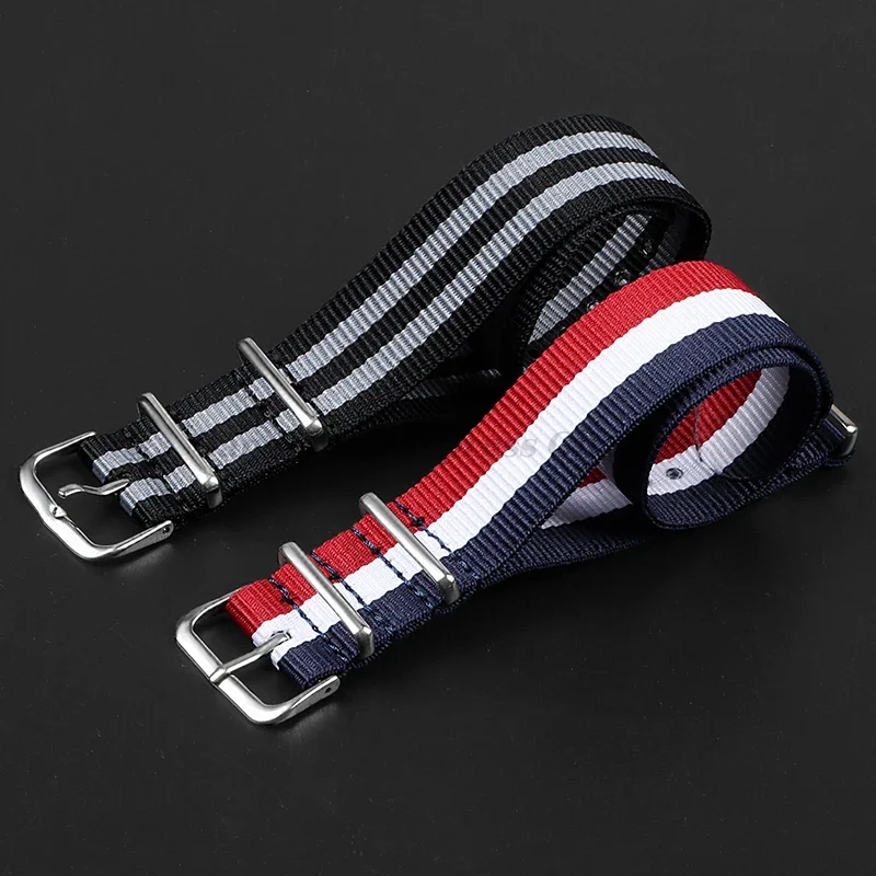 14mm 16mm 18mm 20mm 22mm 24mm Nylon Military Army Sports Brand Nylon Fabric Belt for DW for Seiko Strap Accessories Buckle Band