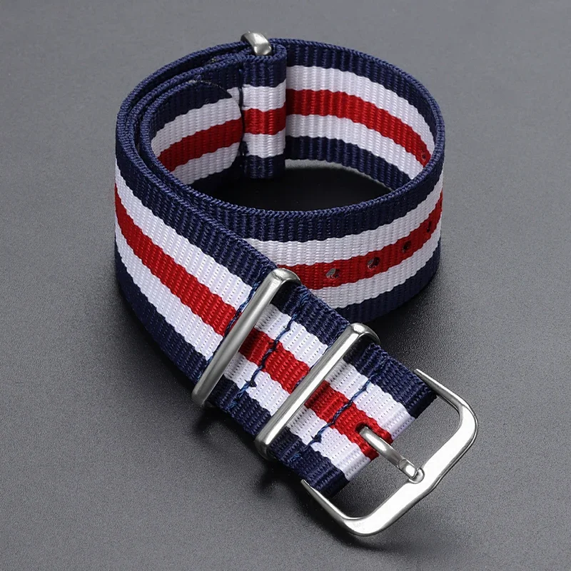 14mm 16mm 18mm 20mm 22mm 24mm Nylon Military Army Sports Brand Nylon Fabric Belt for DW for Seiko Strap Accessories Buckle Band