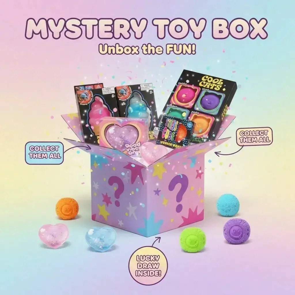 100+ Mystery Fidget Toy Blind Box ,Simulated Food,Antistress Foot Squishy Toy, Squeeze Toy, Mochi Squishy, Stress Reliever Toys