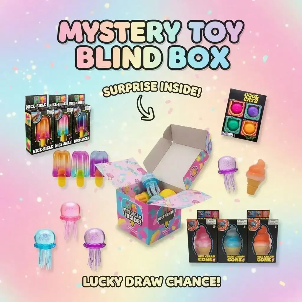 100+ Mystery Fidget Toy Blind Box ,Simulated Food,Antistress Foot Squishy Toy, Squeeze Toy, Mochi Squishy, Stress Reliever Toys