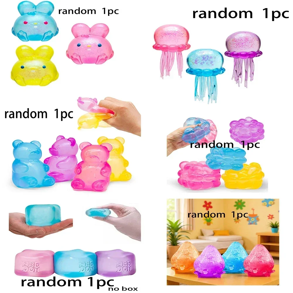 100+ Mystery Fidget Toy Blind Box ,Simulated Food,Antistress Foot Squishy Toy, Squeeze Toy, Mochi Squishy, Stress Reliever Toys