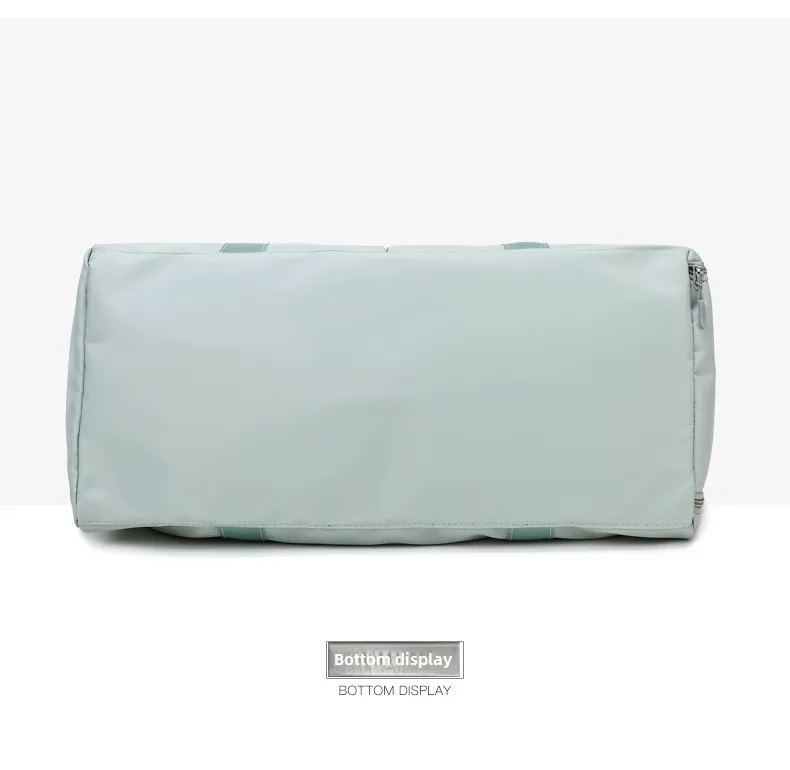 Outdoor Waterproof Nylon Sports Gym Bags Men Women Training Fitness Travel Handbag Yoga Mat Sport Bag with shoes Compartment