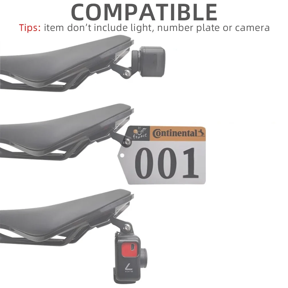 TWTOPSE Bike saddle Mount Holder For Giant Fleet Liv Bike Seat Saddle Cushion With Uniclip Hole Seat Fit Gopro Light Camera Seat
