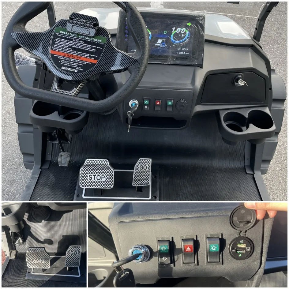 Brand New 2026 New 6 Passenger Lift Electric Golf Cart Practical Lithium Battery Off-Road Club Car 60V/72V Outdoor Hunting Car
