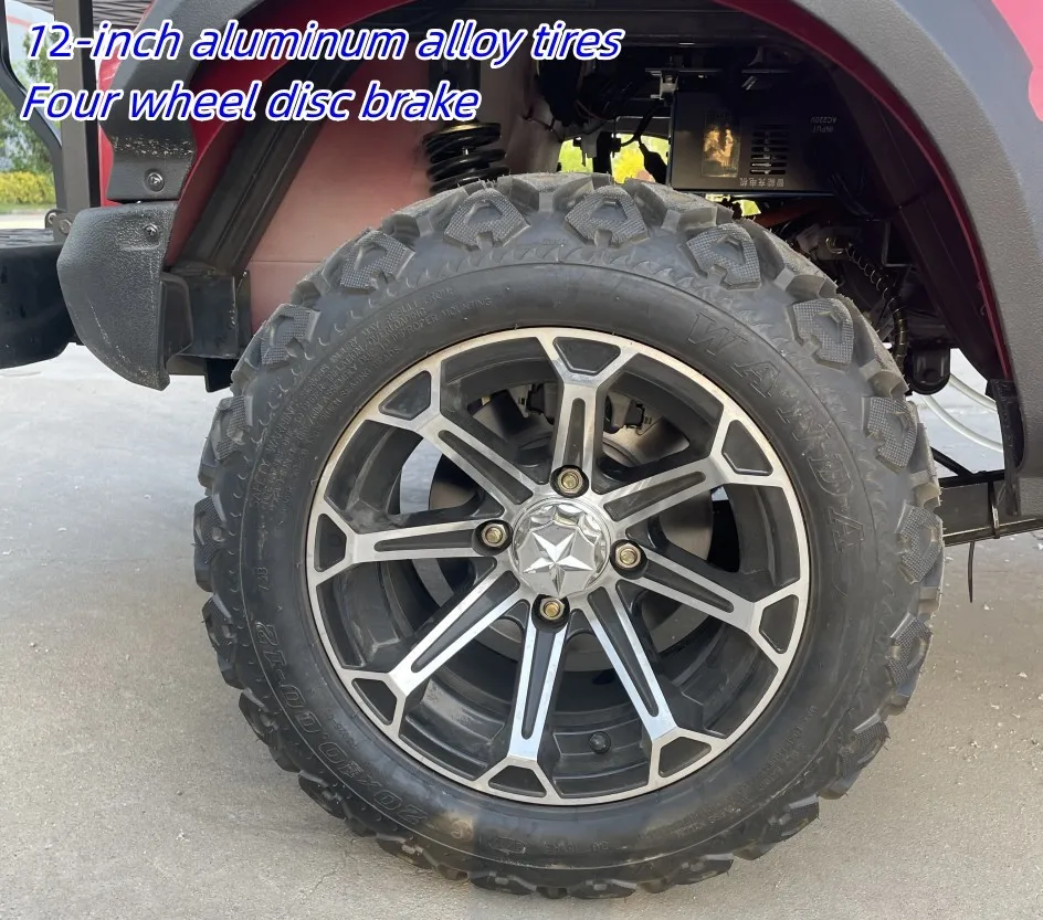 Brand New 2026 New 6 Passenger Lift Electric Golf Cart Practical Lithium Battery Off-Road Club Car 60V/72V Outdoor Hunting Car