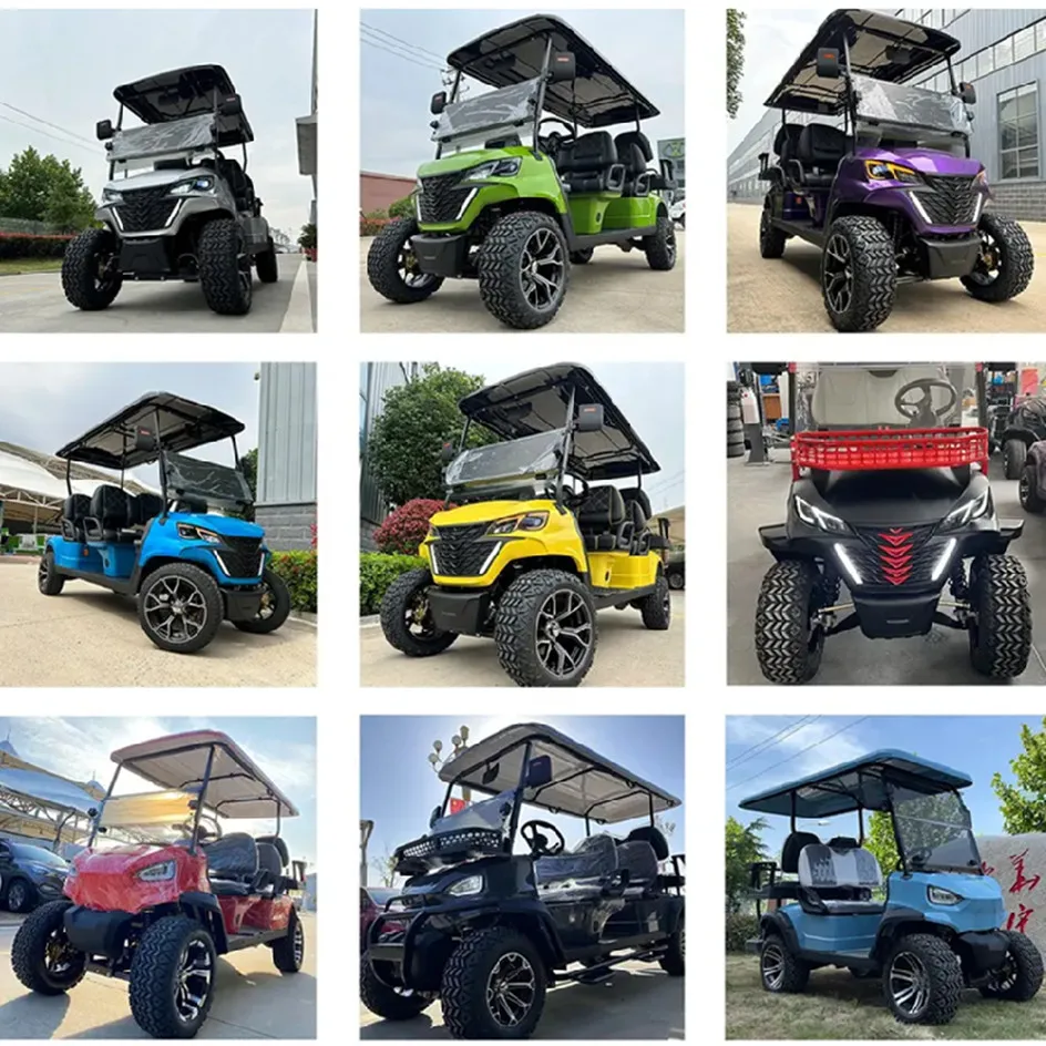 Brand New 2026 New 6 Passenger Lift Electric Golf Cart Practical Lithium Battery Off-Road Club Car 60V/72V Outdoor Hunting Car