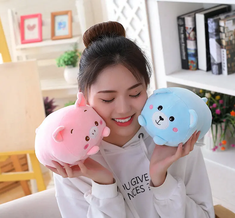 90cm Soft Animal Cartoon Corner Bio Pillow Cushion Cute Dog Cat Dinosaur Pig Unicorn Plush Toy Stuffed Lovely Kid Birthyday Gift
